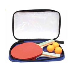 INFITNESS - Set de Paletas de Ping Pong Con 3 Pelotas Y Bolso