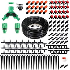 GENERICO - Kit De Riego Sistema Automático Goteo 40m 158pcs