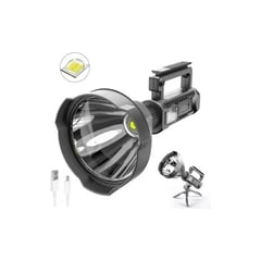 GENERICO - Foco linterna Led Largo Alcance 600 Metros Usb Trípode Led