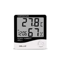 DBLUE - Reloj Digital Medidor de Temperatura y Humedad