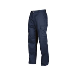 GENERICO - Pantalón Estándar Poplin Tipo Cargo Azul