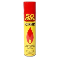 RONSON - Recarga Gas Para Encendedores 300ml