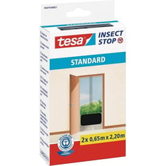 TESA - Insect Stop Malla Puertas 0.65m*2.2m 2un Negro