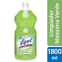 LYSOL - Limpiador Líquido Desinfectante Manzana Verde 1800ml