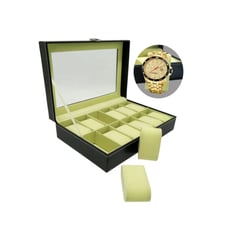 OFERTABKN - Caja Organizadora De 12 Relojes De Lujo