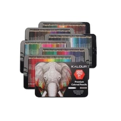 ESHOPANGIE - Set 180 Lapices Arte Profesional Dibujo Caja Metálica