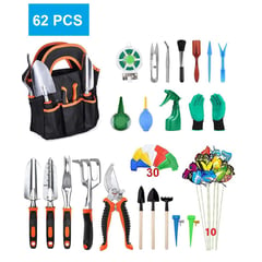 GENERICO - Set 62 Pcs Jardinería Pro De Todo Tipo - Suculentas - Jardín