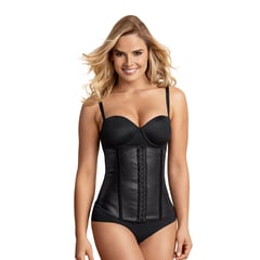 LEONISA - Fajas 015791 Cinturilla Control Extra Fuerte Negro