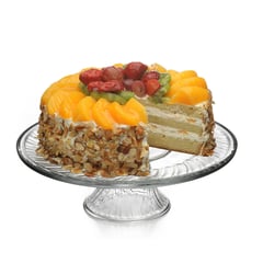 LIBBEY - PLATO TORTA DE VIDRIO C/PIE 31 CM.