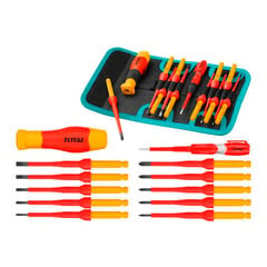 TOTAL TOOLS - Kit Juego Destornilladores Precision Aislados