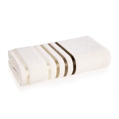 KARSTEN - Sábana de baño Lumina 500gr 86x150cm Ivory/Beige