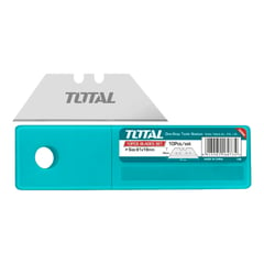 TOTAL TOOLS - 10x Repuesto Hoja Cuchillo Cartonero Retráctil