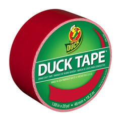 DUCK TAPE - Cinta adhesiva Duck 47mm x 18mts color rojo