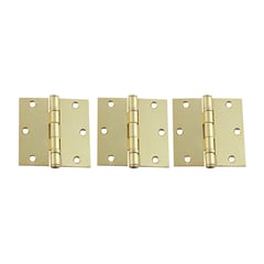 ODIS - Pack 3 Bisagras Fierro con rodamiento 3,5"3,5"2,2 mm color bronce