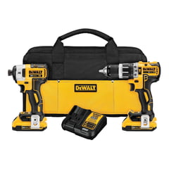 DEWALT - Kit Taladro Percutor + Atornillar de Impacto Dck287d2