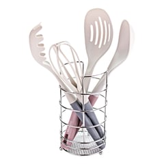 BRANDO - Set Utensilios De Cocina Gris Rosa 4pcs