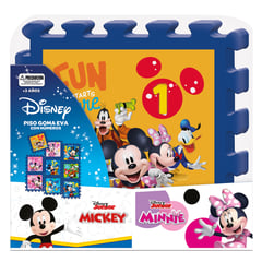 DISNEY - Piso Goma Eva Con Numeros 9 Piezas 30x30