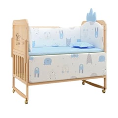 LUBABYCAS - Cuna Colecho Madera Pack&Play Con Mudador