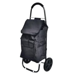 CRUSEC - Carro De Compras Plegable Tela Impermeable Color Negro