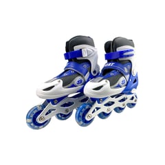 GENERICO - Patines Roller en Linea Niños Azules Talla M