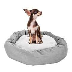 SAMBA - Cama Para Perros de Forma Circular Color Blanca