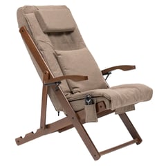 RELAN - Silla Masajeadora Reclinable de Madera D-1500C