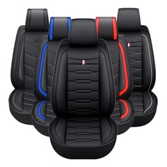 GRAND PRIX - Funda Cubre Asiento Auto Ecocuero Univer - Negro