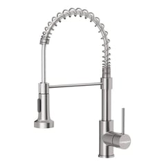 COREAQUA - Llave Monomando Lavaplatos Flex Griferia Cocina - Plateado