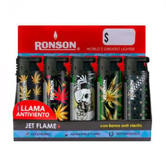 RONSON - Pack Caja Jet Flame High Surtido x 15 Unidades