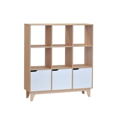 MOBIKIT - Estante Modular Bremen Carvalo Blanco