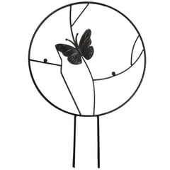 MIABU - Soporte para plantas trepadoras Mariposa Negra