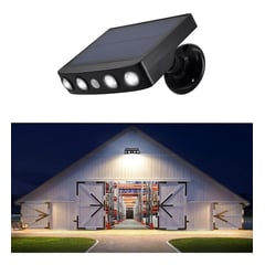 AIZO - Foco Led Camara De Seguridad Solar con sensor de movimiento