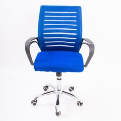 OFFICE - SILLA DE ESCRITORIO SENCILLA AZUL