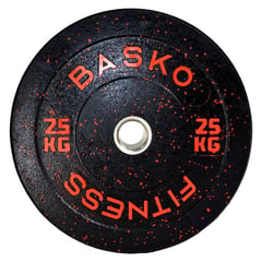 BASKO FITNESS - Bumper Plate Disco 25 Kg Pesas Unidad