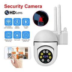 OEM - Cámara De Seguridad Wifi 1080p Hd 8 Led Alarma Remota