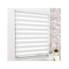 GENERICO - Cortina Roller Duo 140 X 200 Blanca 325