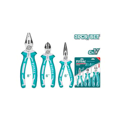 TOTAL TOOLS - Set de Alicates 3pzas TOTAL