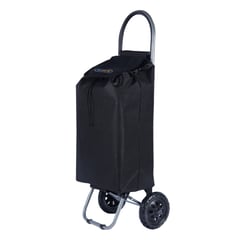 CARRY ALL - Carrito de Compras Plegable Adelaida Carro Feria Carga Yegua Black