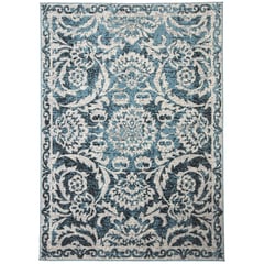 MODA ALFOMBRAS - ALFOMBRA KASHAN KING AZUL 153 cm * 213 cm