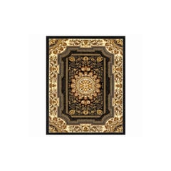 MODA ALFOMBRAS - ALFOMBRA KASHAN KING NEGRO 200 cm * 290 cm