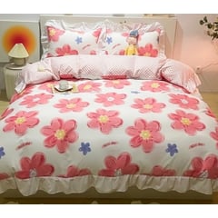 HOMER DESIGN - Set Ropa De Cama Sabanas +funda De Plumon 2 Plazas hm12