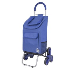 DBEST PRODUCTS - Carrito de Compras Plegable Escalador Carro Feria Blue