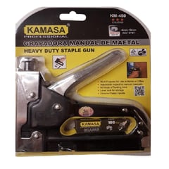 KAMASA - Grapadora Manual De Metal + 3000 grapas