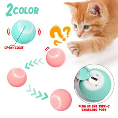 GENERICO - Pelota para Gatos Inteligente - Celeste