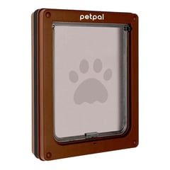 PETPAL - Puerta Abatible Para Perro Gato Mascota Tamaño Grande