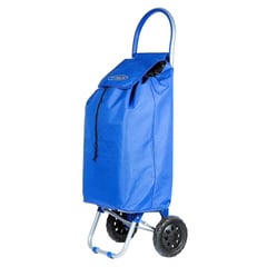 CARRY ALL - Carrito de Compras Plegable Adelaida Carro Feria Carga Yegua Blue