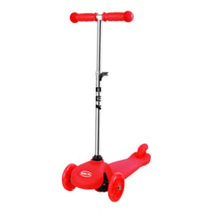 BEX - Scooter Monopatin 3 Ruedas 50-70Cms Rojo