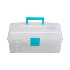 RIMAX - Caja Organizadora Con Espejo Vanity Natural 36x21x18