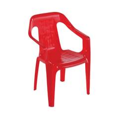 RIMAX - Silla Estrella Infantil Rojo 38x37.5x53.5 cms