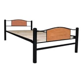 FUTONES Y MUEBLES - Cama Metálica Child 1.5 Plaza Negro